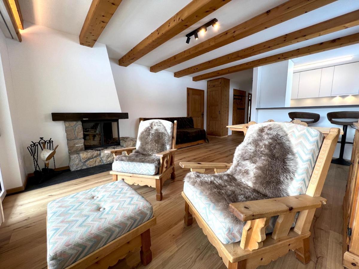 Cosy Apartment Facing Piz Rosatsch St. Moritz Kültér fotó