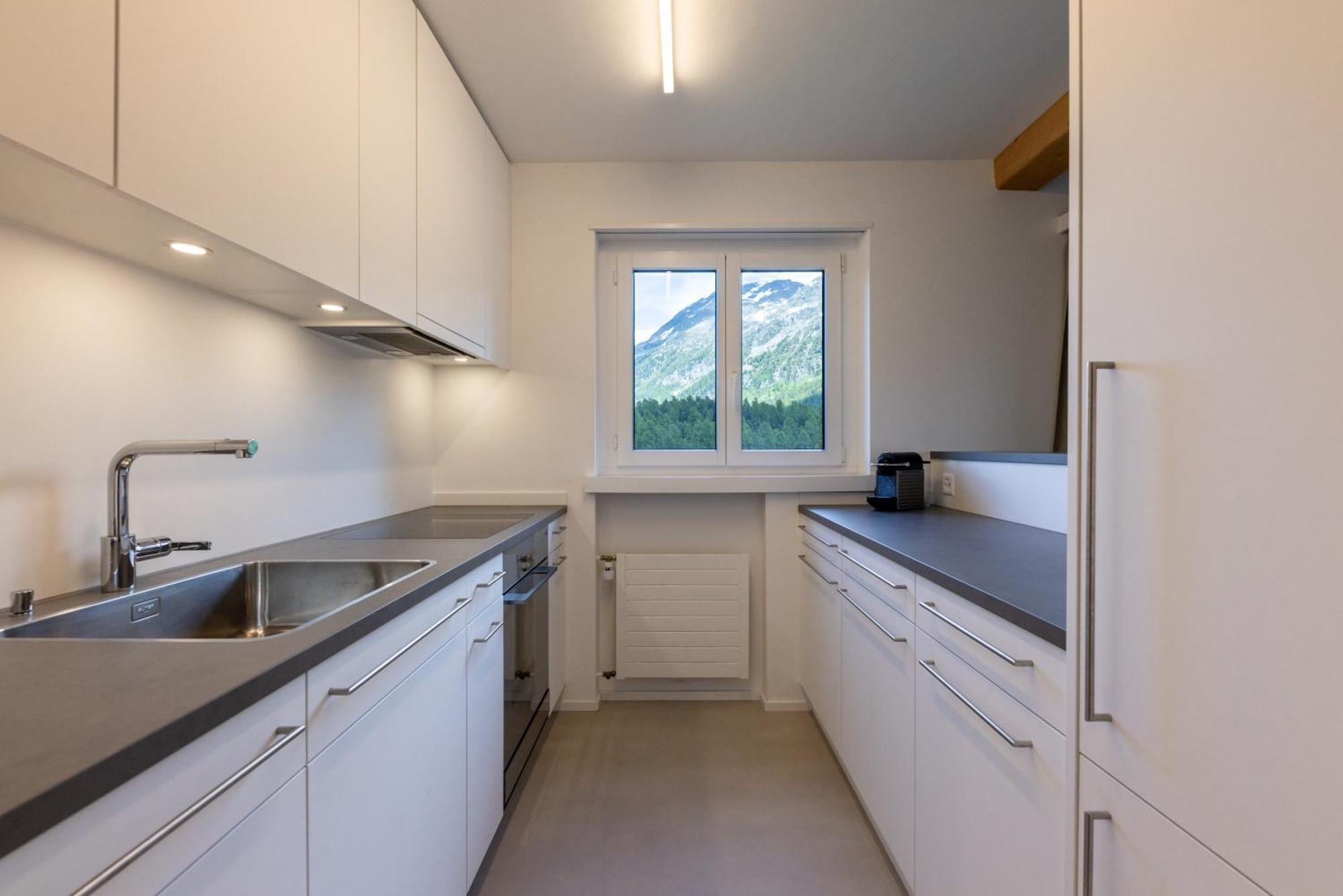 Cosy Apartment Facing Piz Rosatsch St. Moritz Kültér fotó